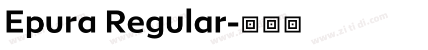 Epura Regular字体转换
